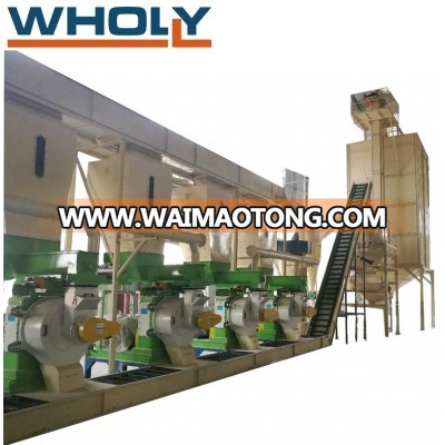 smooth running complete poultry feed pellet production line