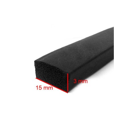 I Shaped Self Adhesive Rubber Seal Strip Silicone Sponge Rubber Door Seal Strip For Food Container